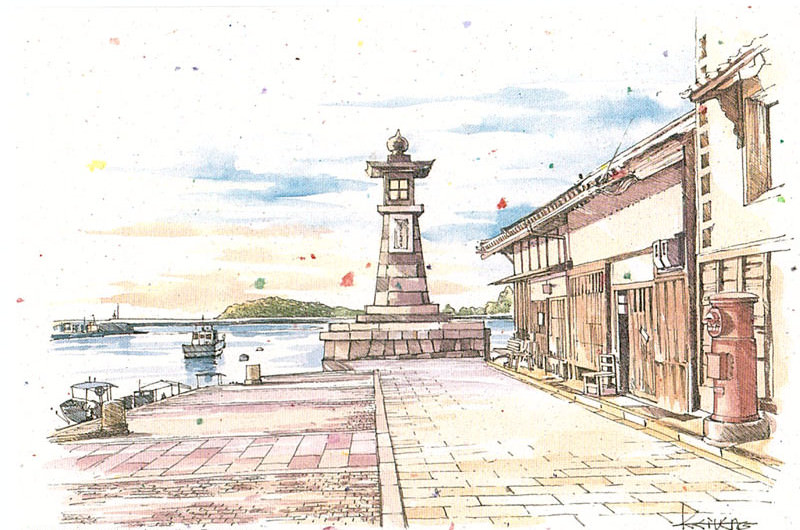 Panorama Giapponese - cartolina